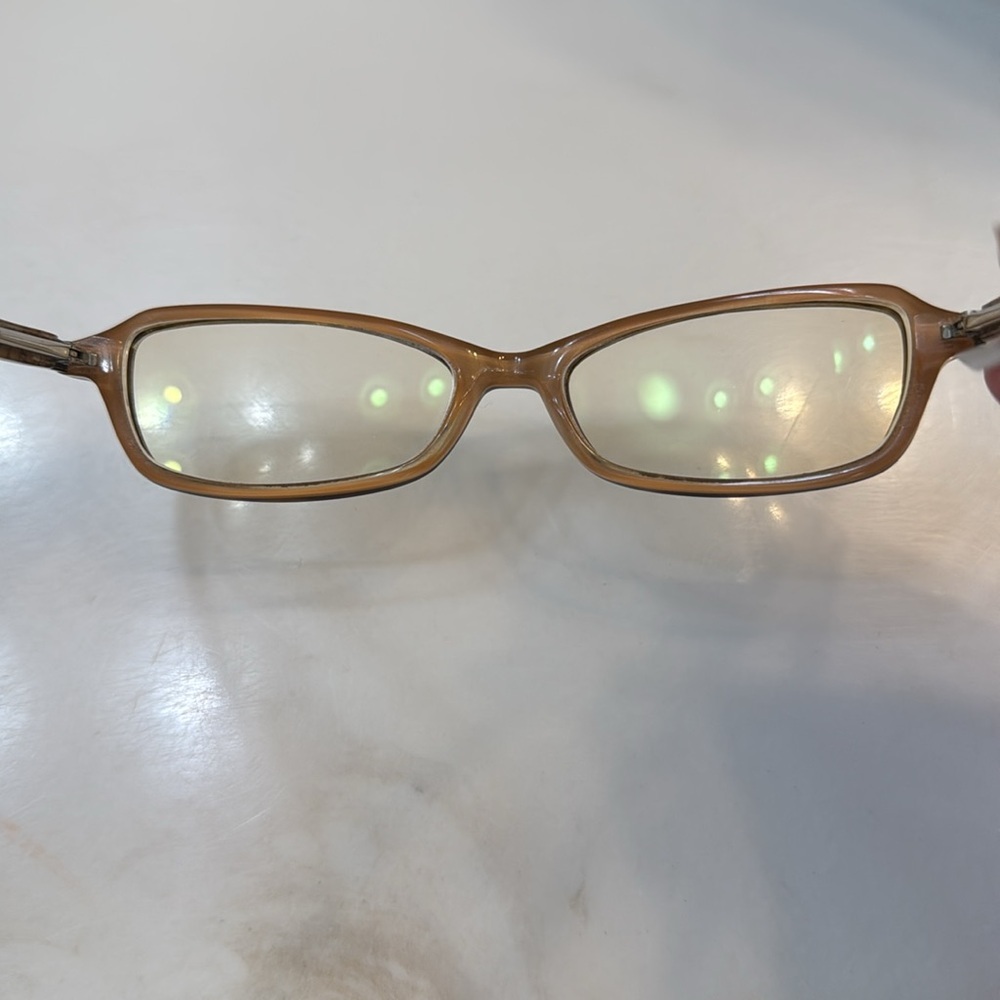 Coach Lizzie tortiseshell small rectangular eyeglasses  size 135 women’s petite - Picture 2 of 9
